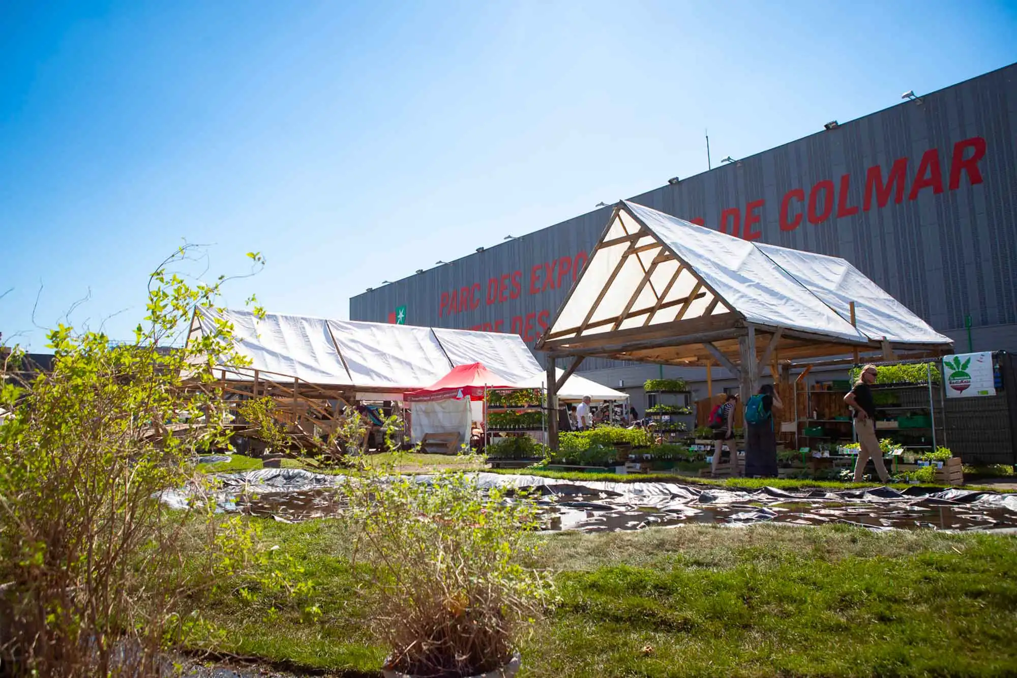 Vue extérieur de la Foire aux vins au Parc Expo de Colmar