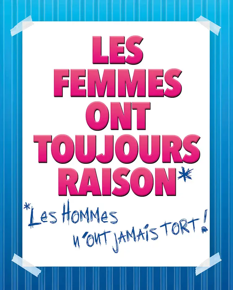 Les femmes ont toujours raison, les hommes n’ont jamais tort