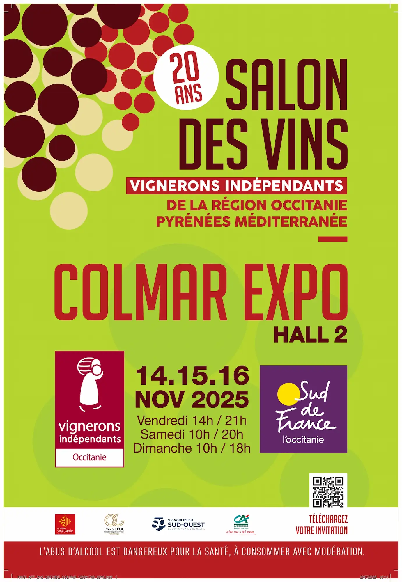Affiche Vignerons indépendants 2025