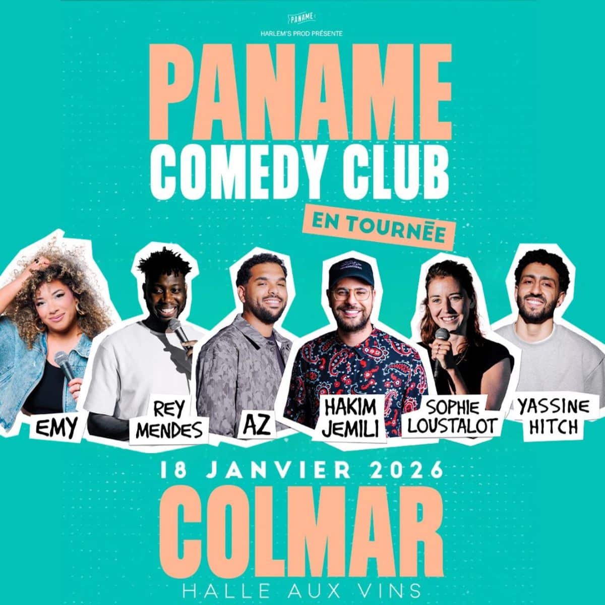 Affiche Paname Comedy Club Colmar