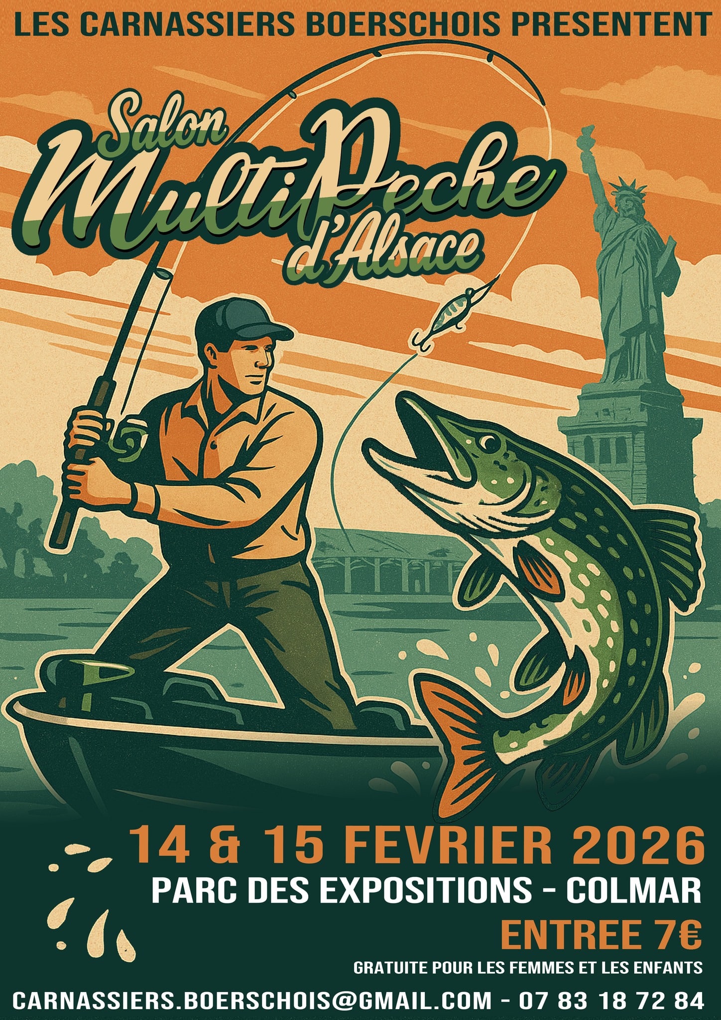 Affiche salon de la pêche