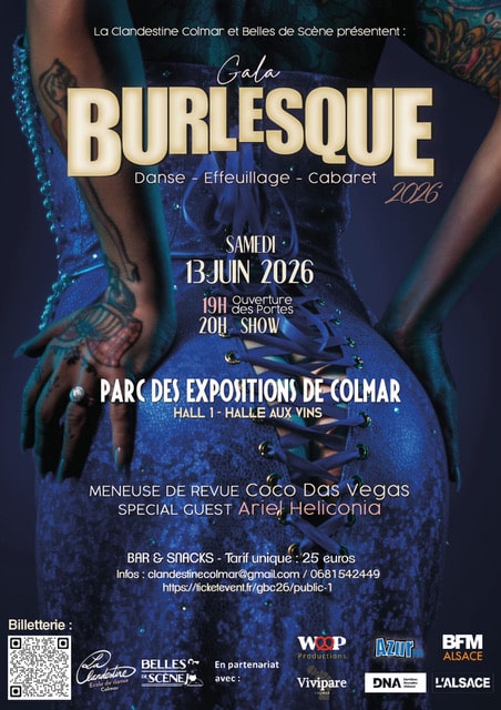 Affiche gala burlesque 2026